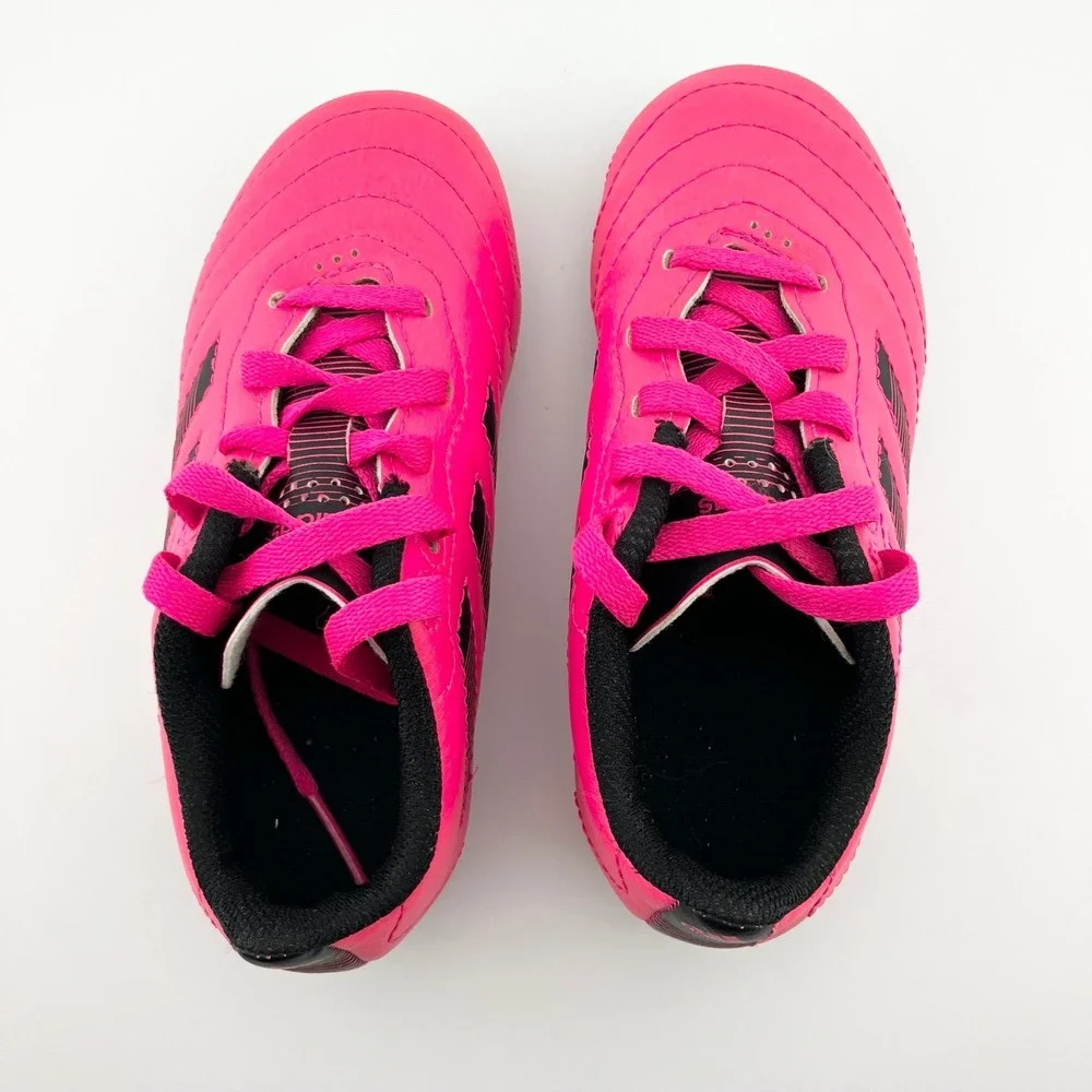 Adidas Goletto VIII FG Junior‎ Soccer Cleats Sz 10 Pink Black Lace Up Kids Shoes